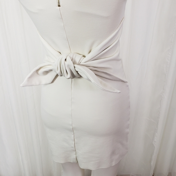 Ted Baker London Papron tie front mini dress white/ivory Ted size 0 = US size 2 - Picture 11 of 13